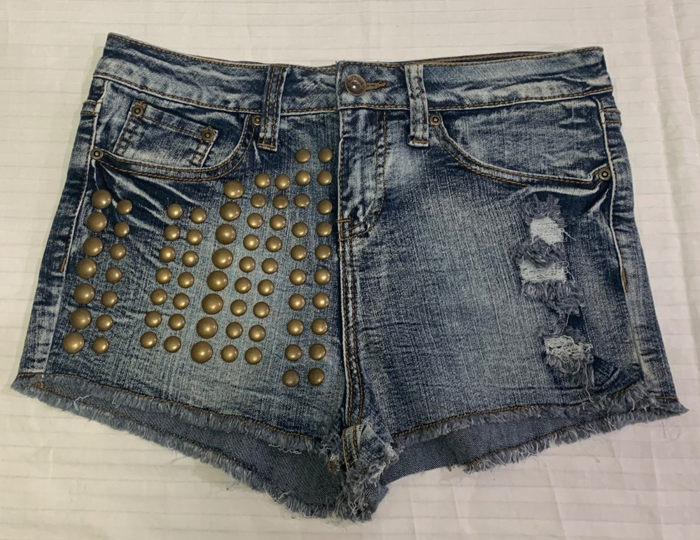 🍏🍏🍏 LOVESICK THE SHORT WOMENS JEANS DISTRESSED SHORTS SIZE 9 🍏🍏🍏